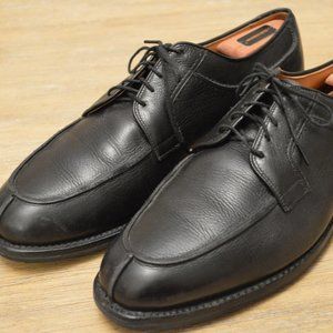 Men's Allen Edmonds 10.5 D black leather tie dress casual comfort shoe tree